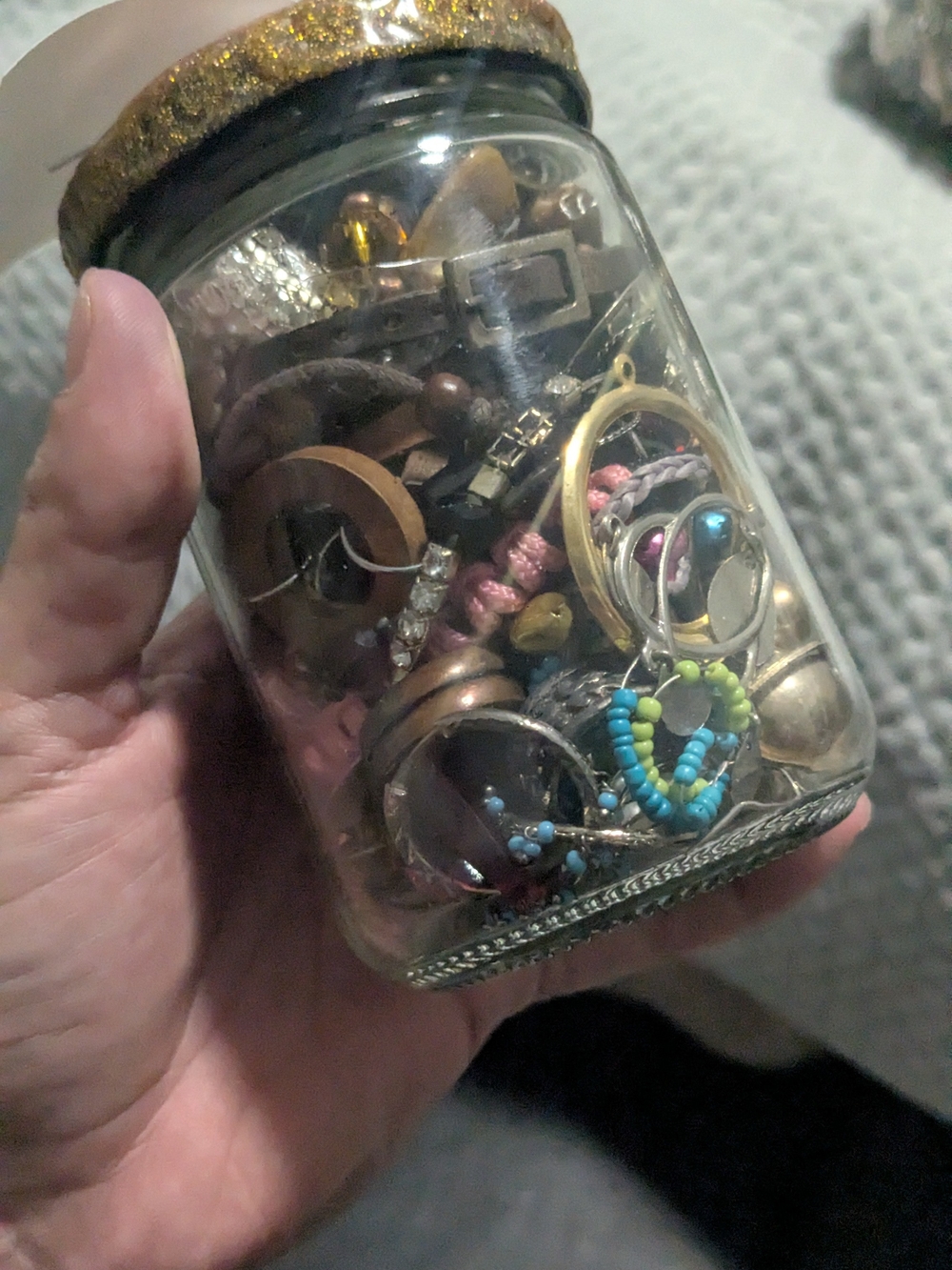 Random Medium Sized Jewelry Jar
